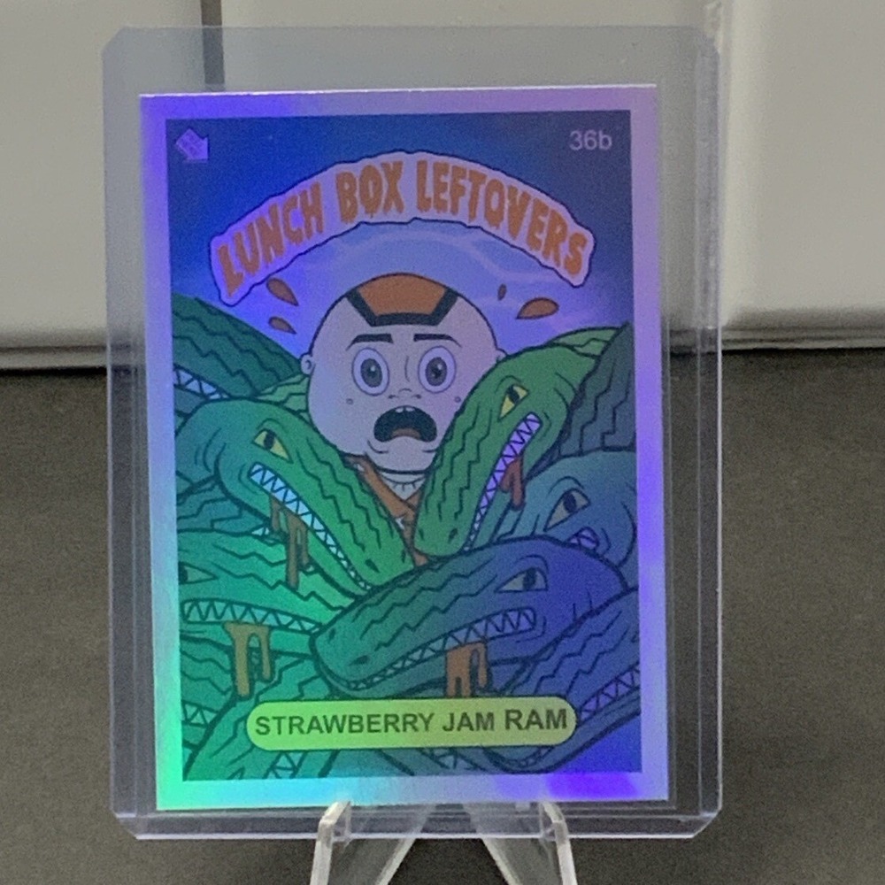 LUNCH BOX LEFTOVERS SERIES 1 36b Strawberry Jam Ram HOLO FOIL CARD RARE